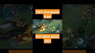  100% UNSTOPPABLE ARGUS BEST BUILD 2023