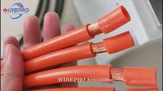 Wirepro Full Automatic Auto Cable Cut Jacket Strip Electric Insulation Removing Equipment