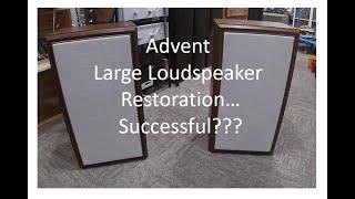 Restoration of Advent Large Loudspeaker - Using modern woofers - Review and recommendation