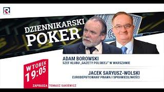 Tomasz Sakiewicz vs. Jacek Saryusz-Wolski | Dziennikarski Poker