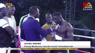 ACCRA: FREEZY MACBONES RECORDS ROUND 1 KNOCKOUT WIN