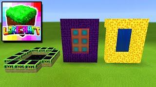 HOW to Make a Portal to NETHER, HEAVEN and END in LokiCraft