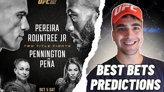 UFC 307: Pereira vs Rountree Jr | Full Card Betting Breakdowns, Predictions & Picks