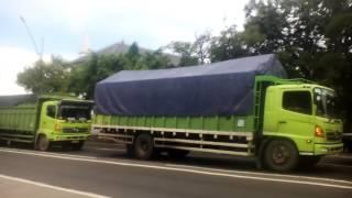 Truck vs Bus Nusantara dan Bejeu