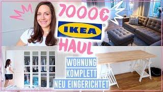 XXL 7000€ IKEA Haul • Wohnung komplett neu eingerichtet • Maria Castielle