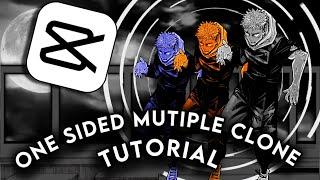 Trending One sided clone Tutorial in Capcut | Manga edit Tutorial in Capcut #capcuttutorial