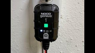 NOCO Genius 1, 1 Amp Charger/Maintainer. Use and First Impressions.