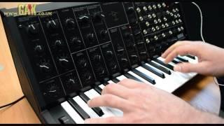 Korg - MS-20 Mini Mono Synth Exclusive Demo at GAK