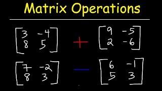 Adding and Subtracting Matrices