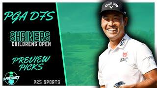 PGA DFS: Shriners Hospitals Open - Course Preview + Top Picks