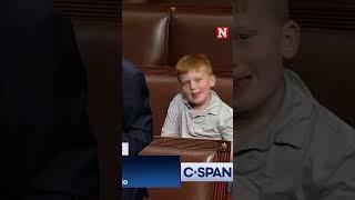 Congressman's 6-Year-Old Son Steals Dad's Spotlight During House Speech