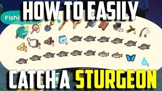 How to Easily Catch a Sturgeon | Sturgeon ACNH | Sturgeon Animal Crossing | Sturgeon Hack