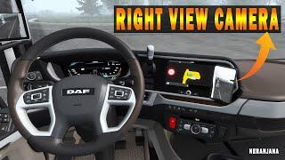 ETS2 Mods v1.43 | Right Side Camera Screen for DAF XG | ETS2 Mods
