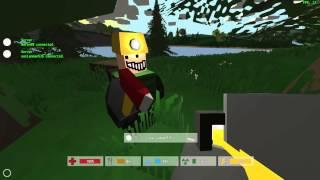 Lets PLay! Unturned with Friends! Part - 1 Build a house!