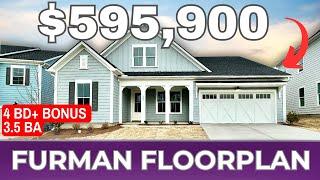 Greater Greenville Upstate SC New Construction Homes for Sale - Furman Floorplan by Toll Brothers