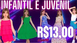 ACHEI NO BRÁS R$13,00 A FÁBRICA DE VESTIDOS E CONJUNTOS DO INFANTIL AO JUVENIL COM MELHOR PREÇO