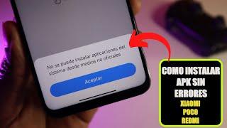 Como instalar cualquier APK en Xiaomi Sin errores | 2022