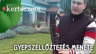 Gyepszellőztetés menete - Megyeri Szabolcs kertész