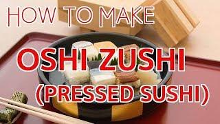 How to Make OshiZushi (Pressed Sushi) 【Sushi Chef Eye View】