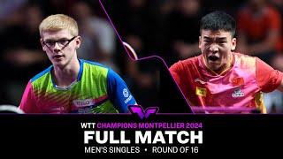 FULL MATCH | Felix Lebrun vs Xiang Peng | MS R16 | #WTTMontpellier 2024