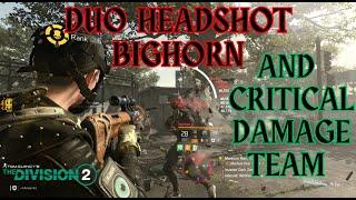 Duo headshot Bighorn and critical damage team I The Division 2