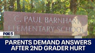 Parents demand answers after 2nd grader hurt in Charles County school bathroom