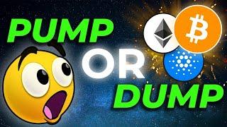HUGE DUMP INCOMMING FOR BITCOIN?!!!!!  Bitcoin & Ethereum Price Prediction // Daily Crypto Trading