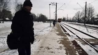 Train Station next to Turiba University.