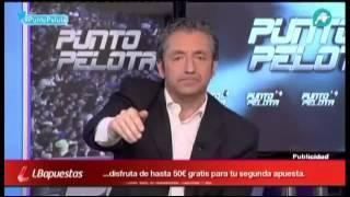 Josep Pedrerol se cabrea con los becarios de 'Punto Pelota'