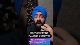 Does creatine damage your kidneys #shorts Dr.Education