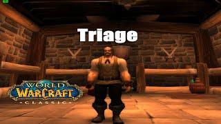 World of Warcraft. Quests - Triage (First Aid 225-300 Artisan Alliance)