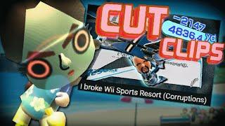 Cut clips & corruptions from "I broke Wii Sports Resort"