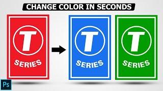 Change Color Very Fast in Photoshop