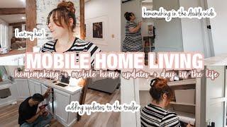*NEW* ADDING SOME UPDATES TO OUR MOBILE HOME | double wide mobile home living + homemaking!