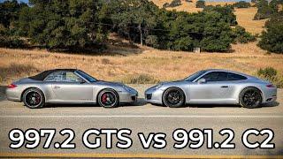 2012 Porsche 911 Carrera GTS vs 2017 Porsche 911 Carrera - Head to Head Review!