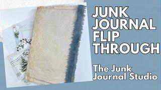 Junk Journal Flip Through - DT Project for The Junk Journal Studio - Winter Bounty #junkjournaling