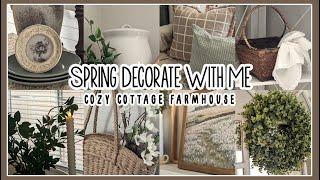  2024 COZY COTTAGE FARMHOUSE SPRING DECORATE WITH ME│SPRING DECORATING IDEAS│DECORATING FOR SPRING