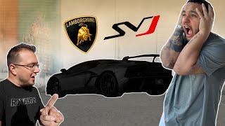 I GAVE HIM A NEW LAMBORGHINI SVJ!