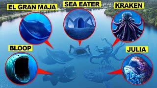 DRONE CATCHES ALL SEA MONSTERS KRAKEN, EL GRAN MAJA, JULIA BEAST, BLOOP, SEA EATER IN REAL LIFE!