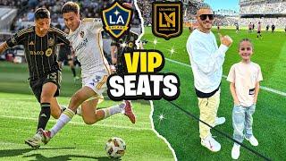 PITCHSIDE FOR LAFC VS LA GALAXY *CRAZY DERBY MATCH* 