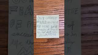 "Our Greatest Fear Should Not Be of Failure..."- Dwight Moody Morning Motivation #189