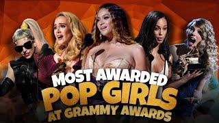 Most Awarded Pop Girls At The Grammy Awards | Hollywood Time | Beyonce, Adele, Alicia Keys, Taylor..