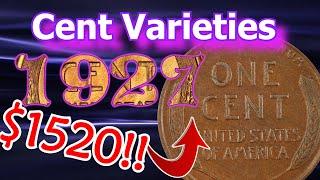 1927 Wheat Penny Varieties Worth Money To Look For