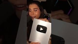 YouTube Silver Playbutton Unboxing! #twitchstreamer #unboxing #100k #twitch