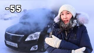 How We Drive Cars at -55 °C | -67 °F? Yakutia, Siberia