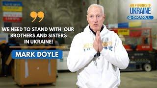 Mark Doyle (founder Rags Of Honor organization) | Warehouse Help Heroes Of Ukraine | Chicago