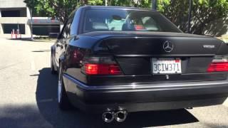 124 Mercedes 500e.  Exhaust sound Exhaust Hand Built by Ralph Biase,