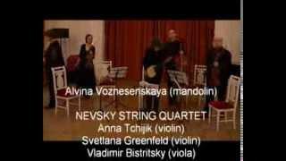 Vivaldi. Mandolin Concerto C-Dur. Alvina Voznesenskaya & Nevsky String Quartet