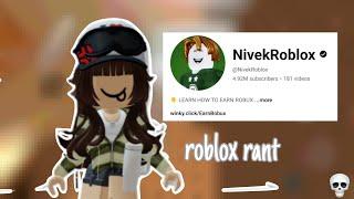 NivekRoblox / roblox rant