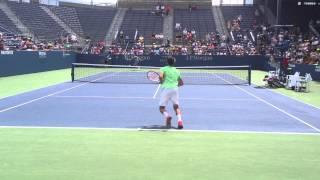 Dimitrov Provides a Glimpse Into His Awesome Bag of Tricks